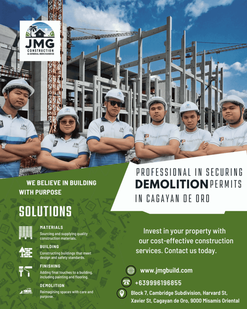 Professional in Securing Demolition Permits in Cagayan de Oro City Professional in Securing Demolition Permits in Cagayan de Oro City